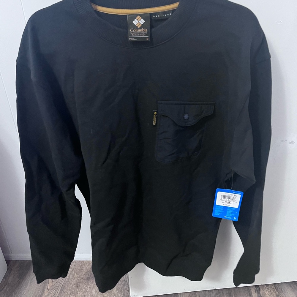 Columbia Men's Black Long Sleeve Tee NWT